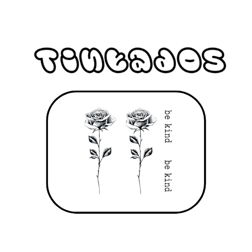 Tatuaje Grande: Pack Rosa Amable